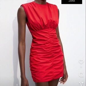 Zara Red Dresa